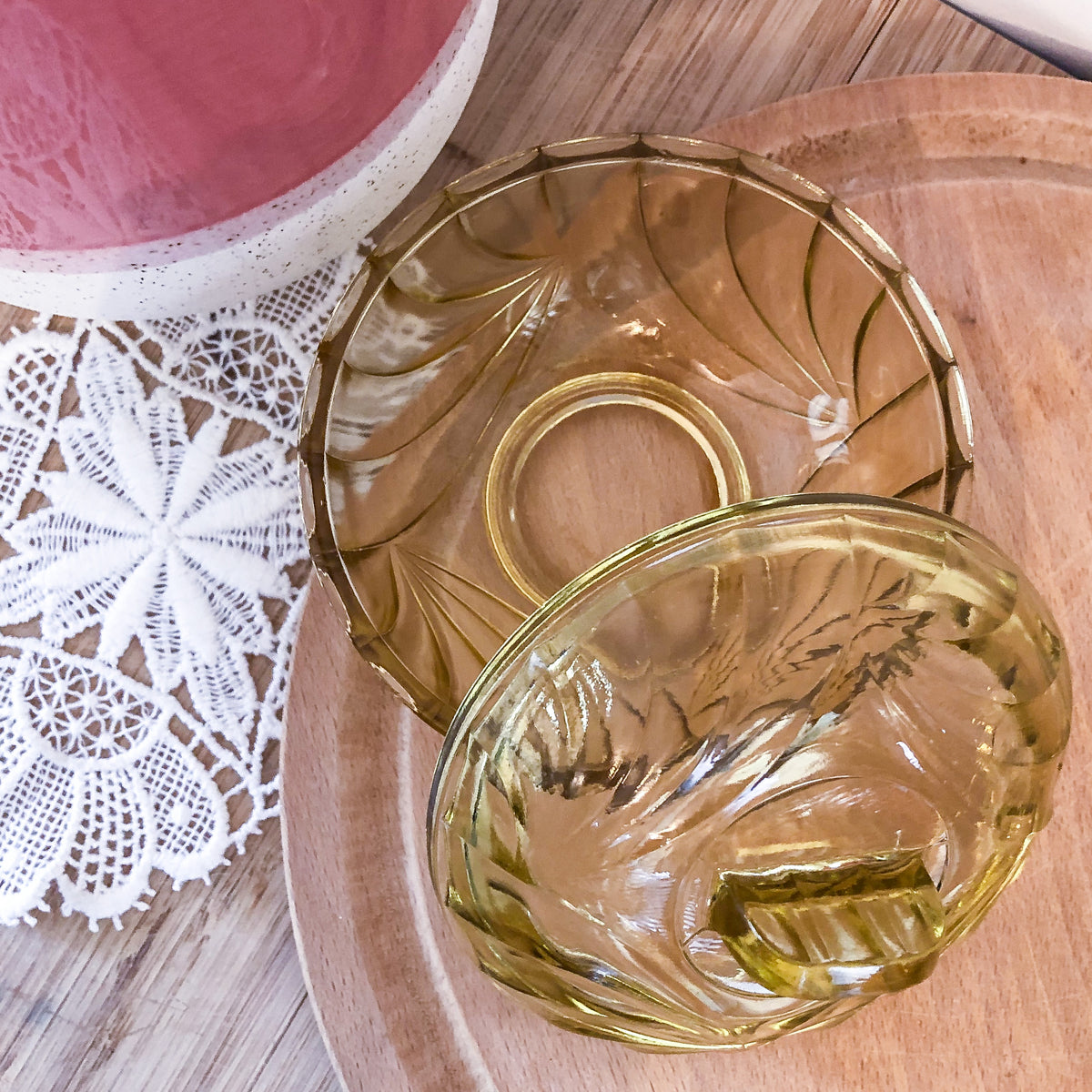Sucrier En Verre Fabriqué En France – Diamètre 14cm – Blanc – Brillant