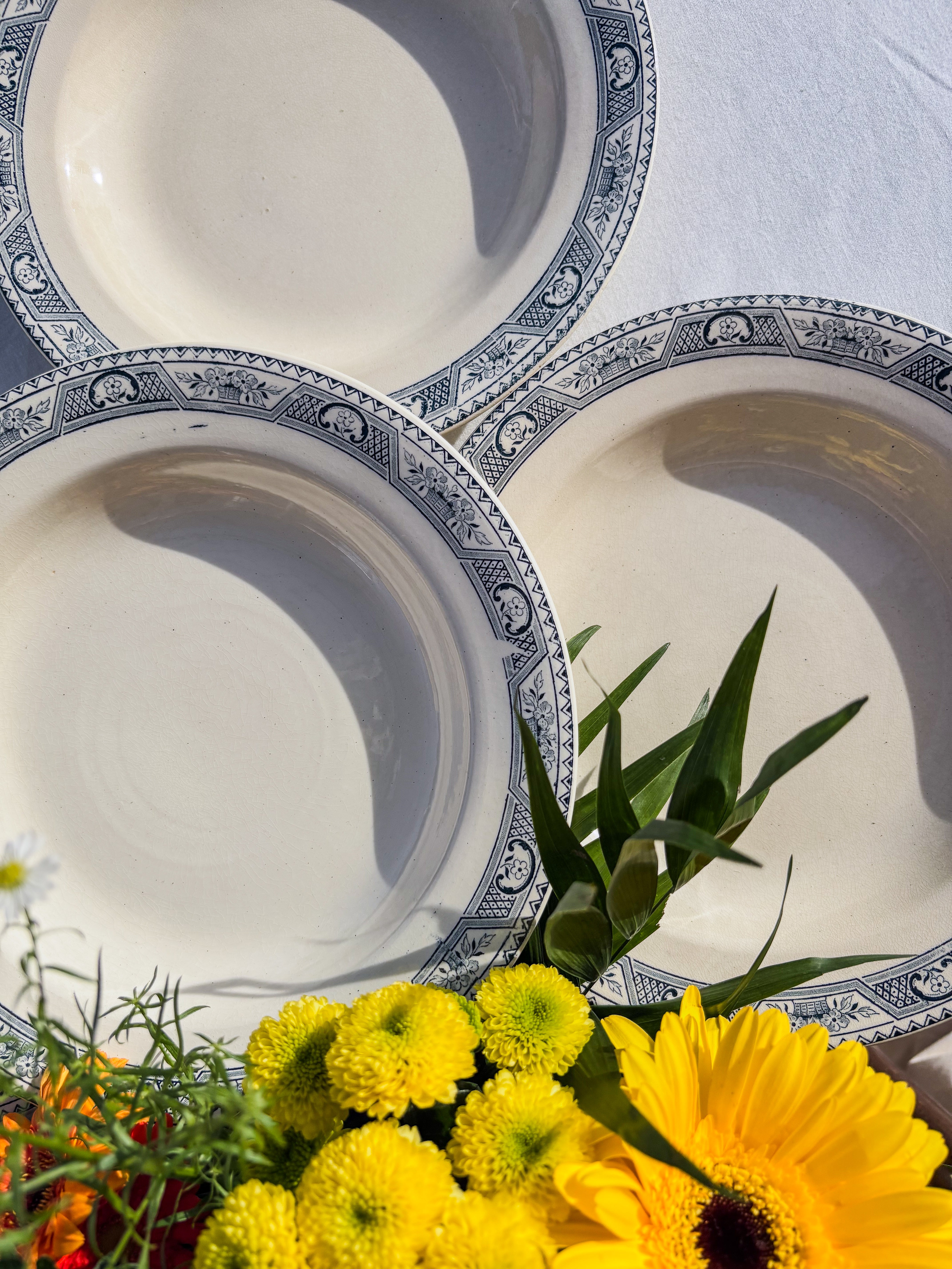 6 assiettes Salins terre de fer