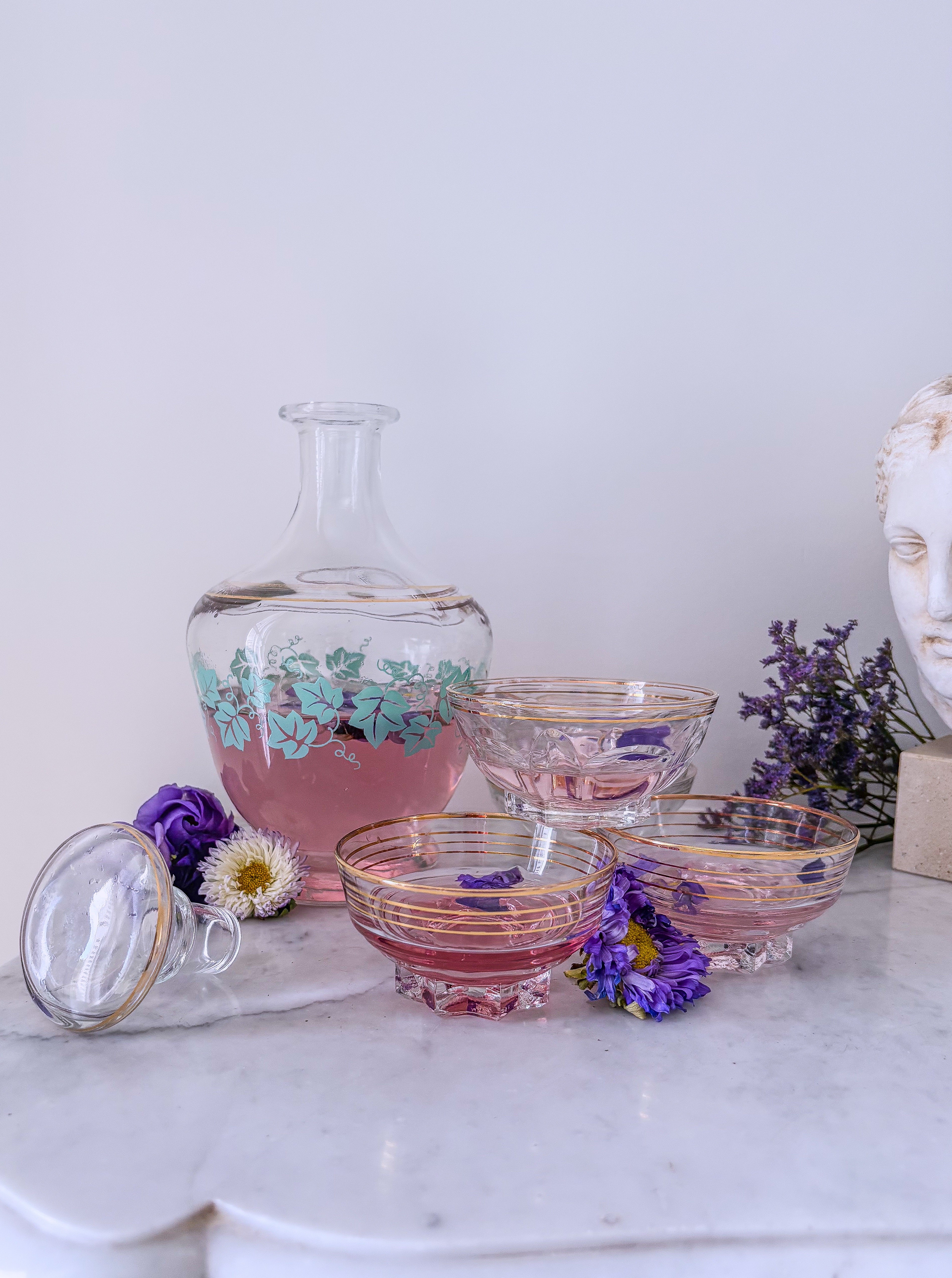 Service à liqueur Art Déco