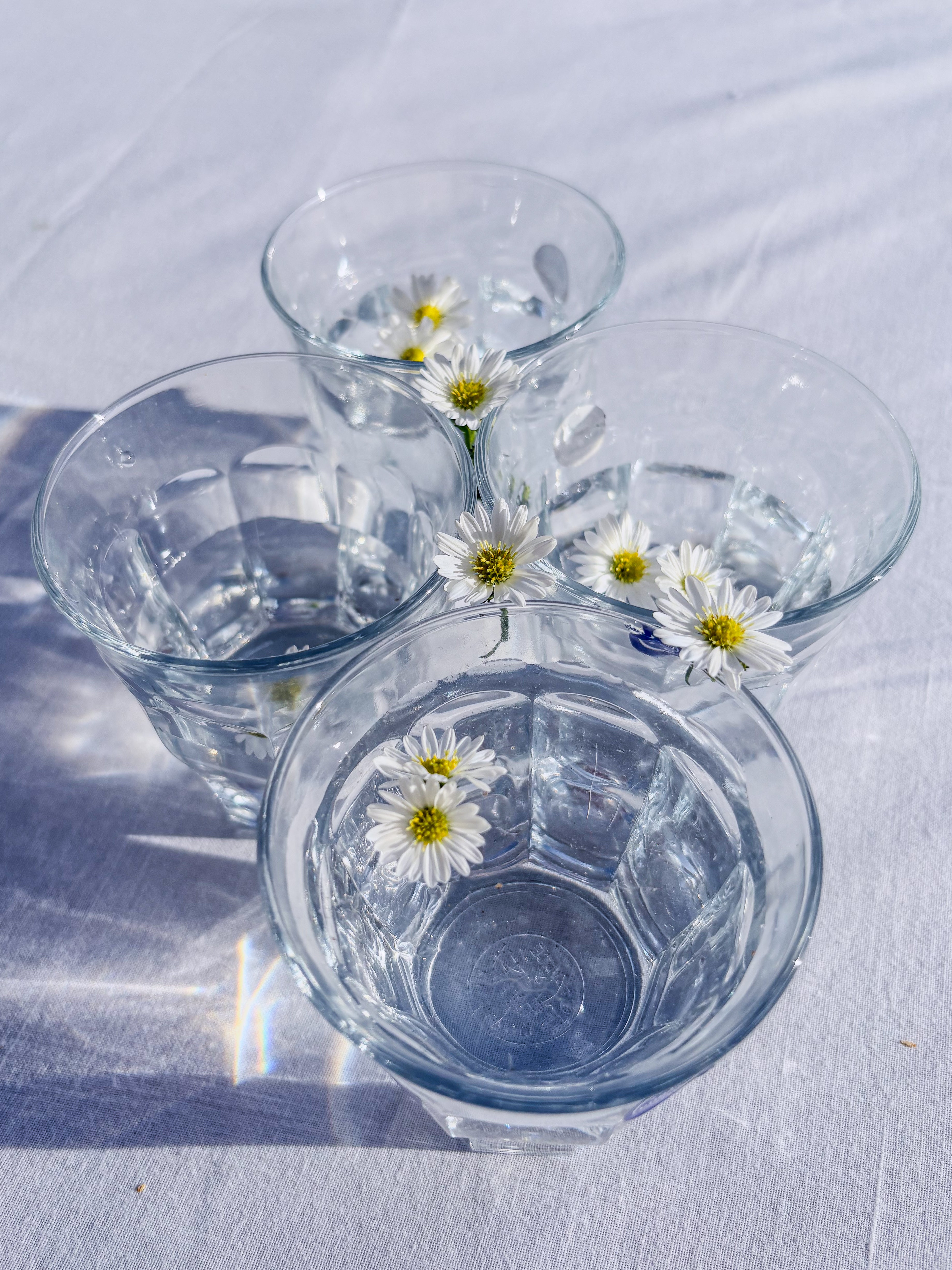 4 verres Duralex