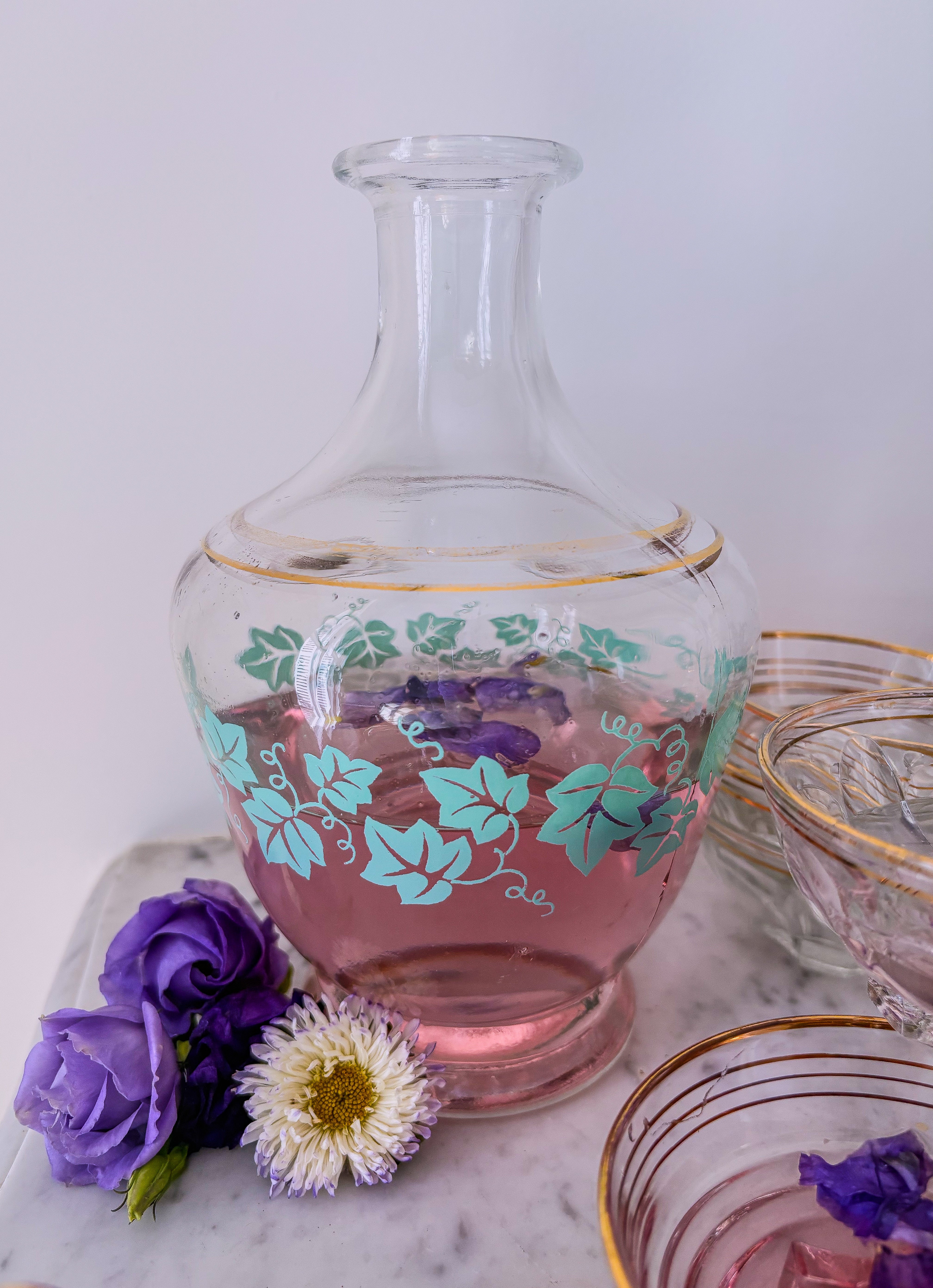 Service à liqueur Art Déco