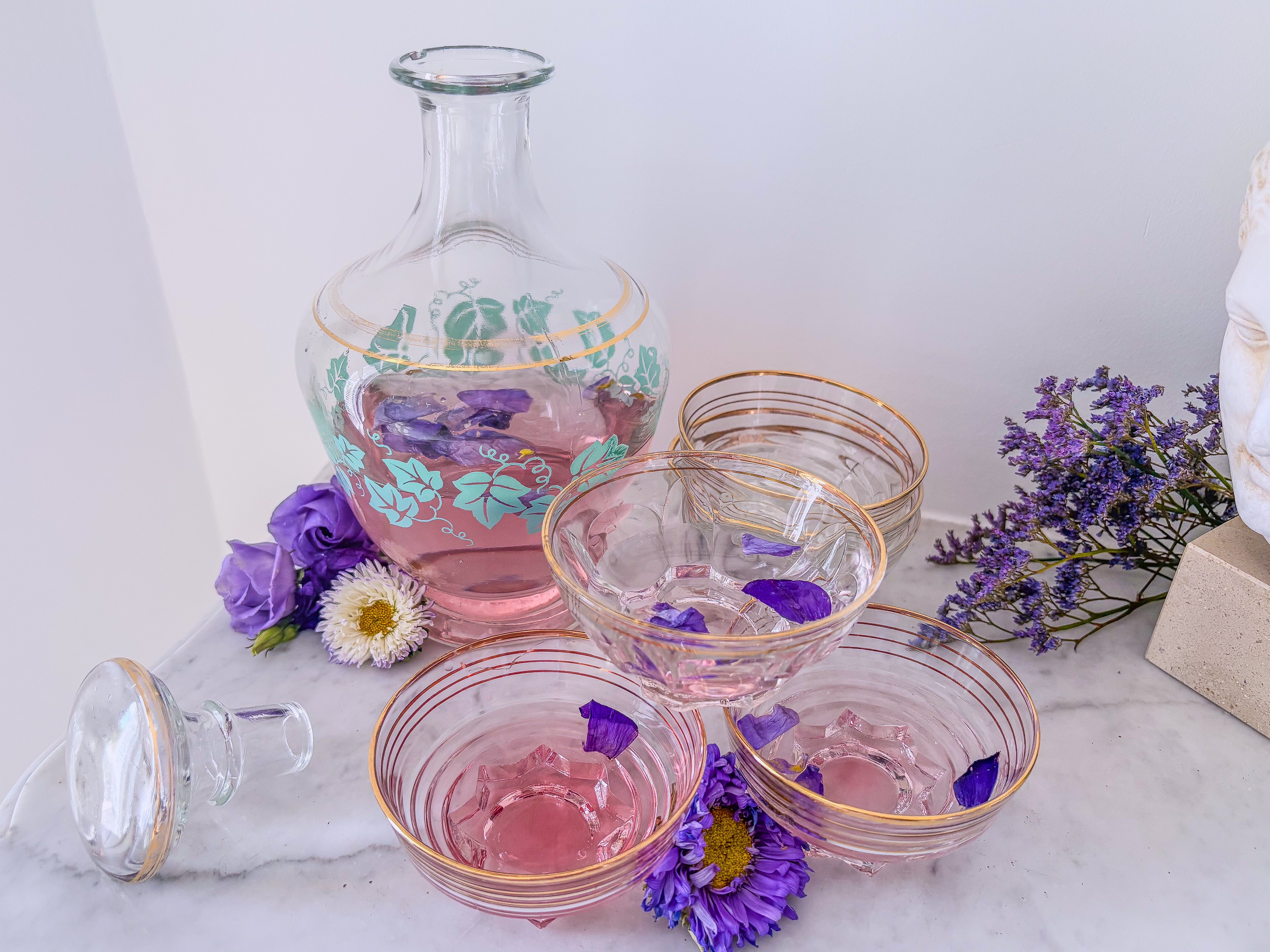 Service à liqueur Art Déco