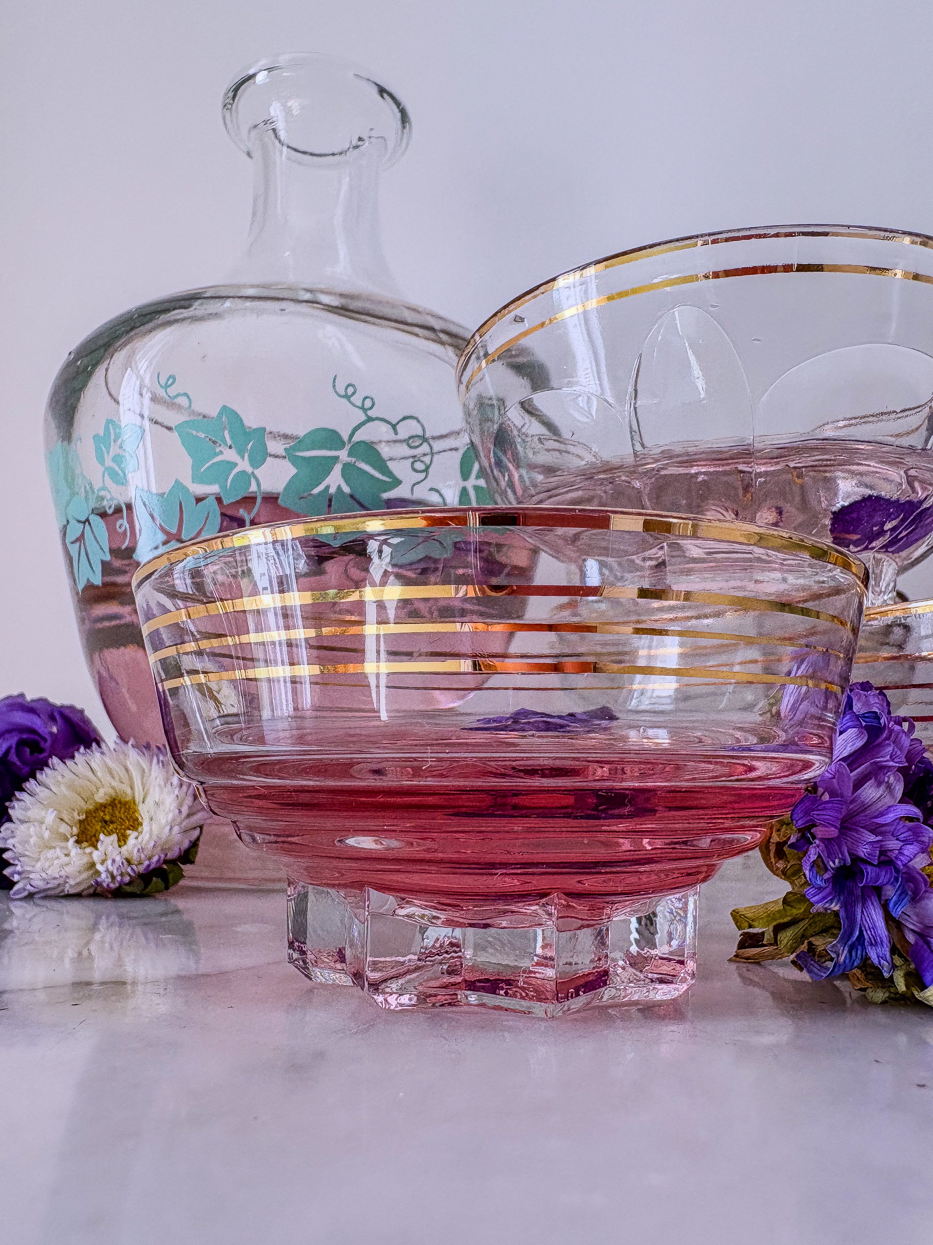 Service à liqueur Art Déco