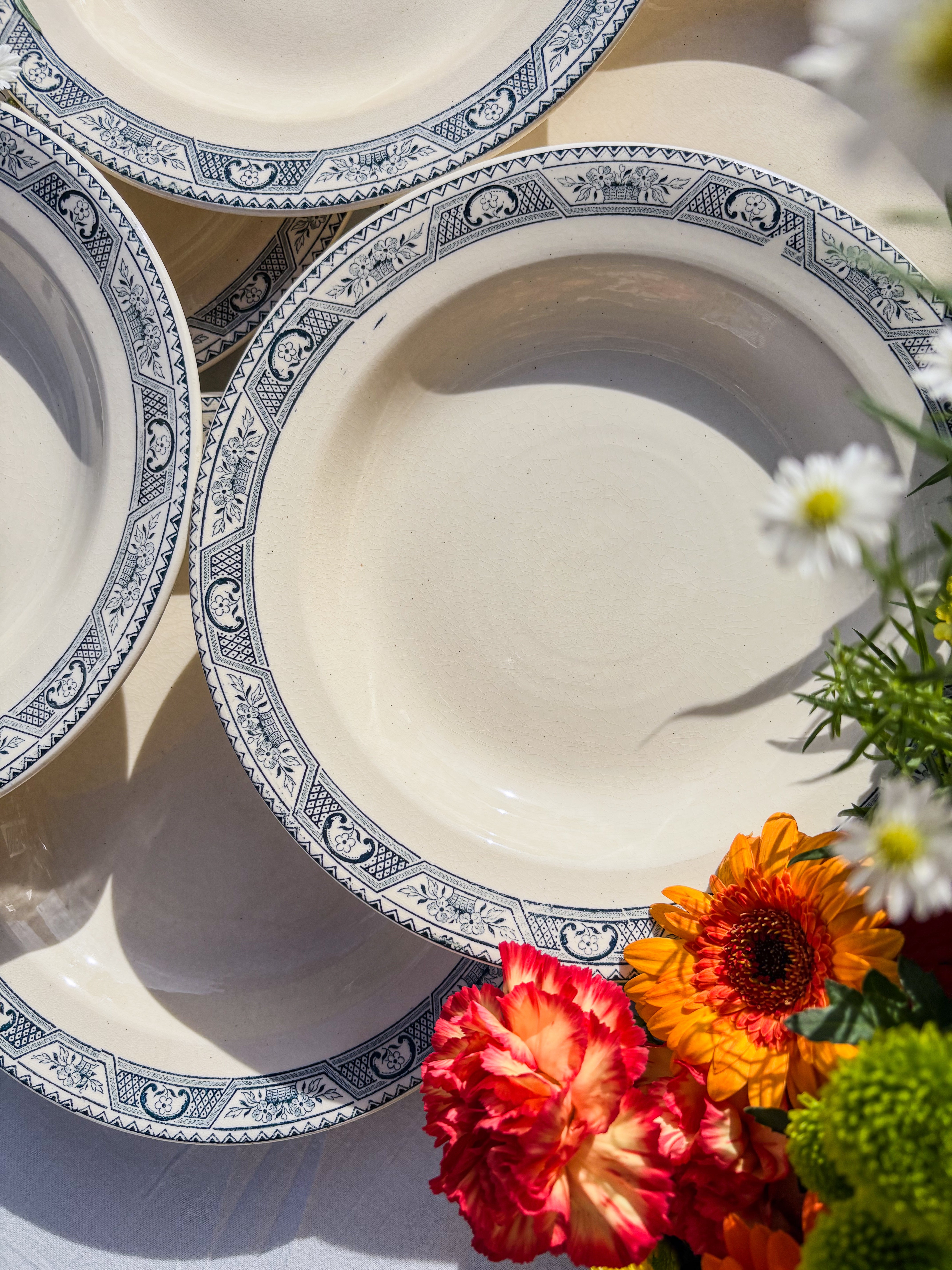 6 assiettes Salins terre de fer