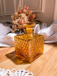 Carafe à whisky ambrée