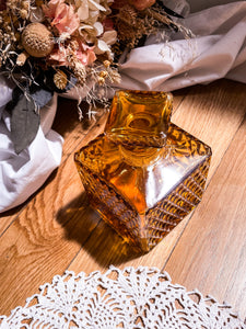 Carafe à whisky ambrée