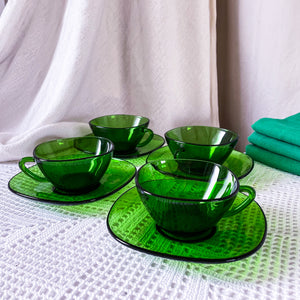 Verres à eau en verre ambré Vereco vintage à fleurs on Gens de Confiance Verres à eau en verre ambré Vereco vintage à fleurs on Gens de Confiance