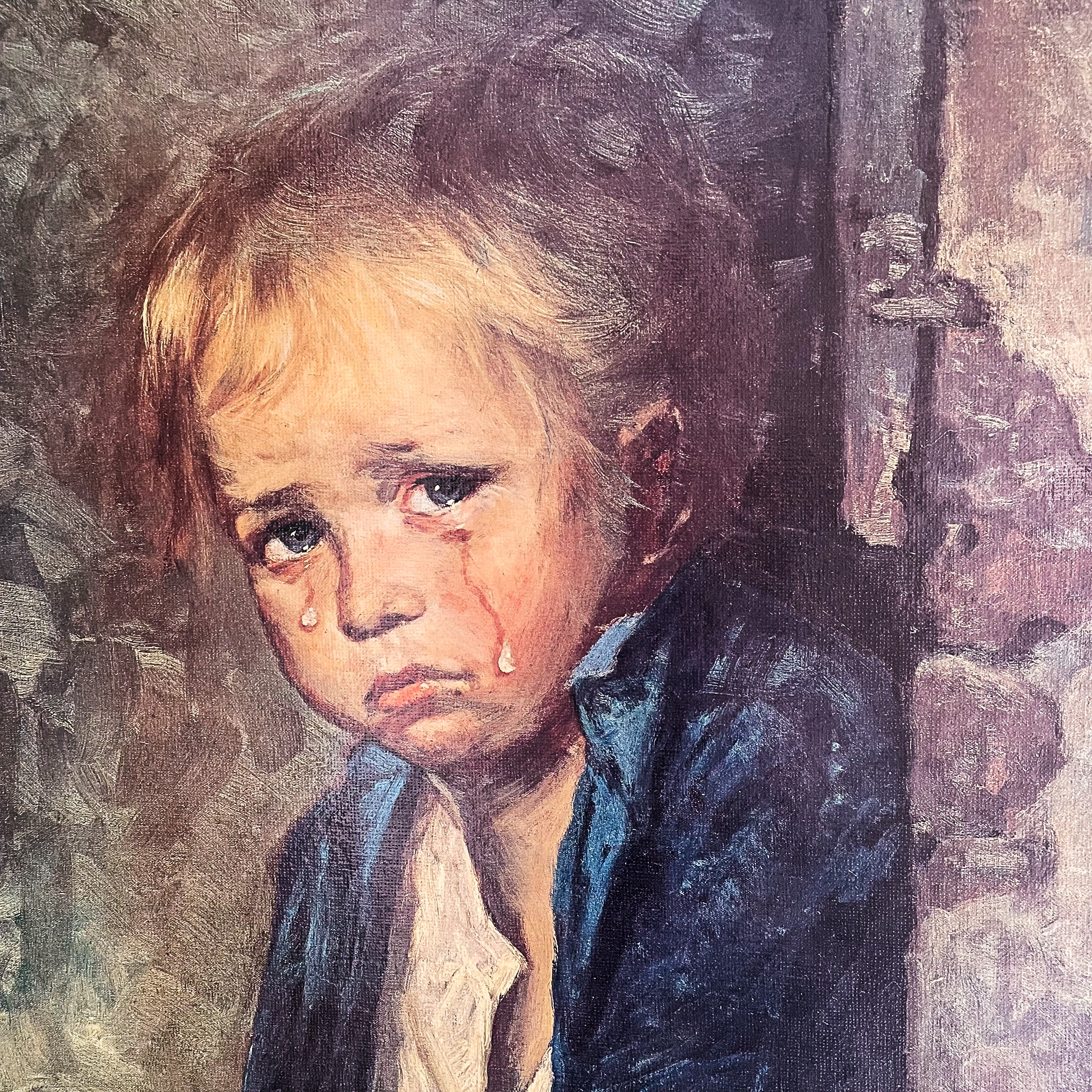 Crying boy de Giovanni Bragolin