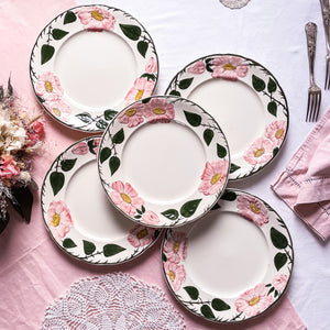 5 assiettes plates Floralies – L'ateliershop